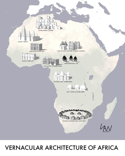 Symbolic thought of african arts and architecture